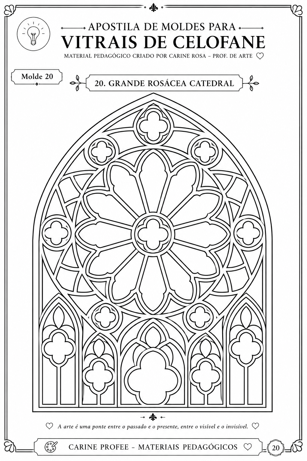 Molde 20 — grande rosácea catedral